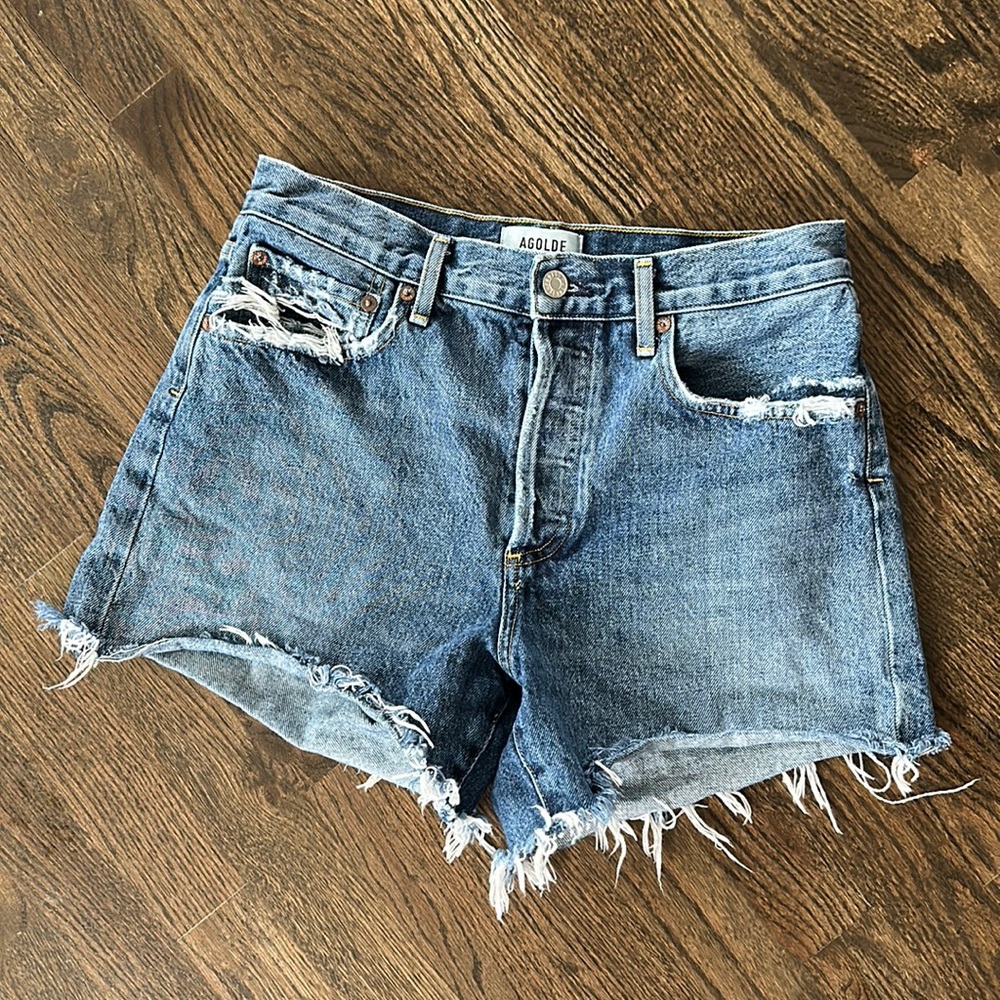 AGOLDE Reese denim Short